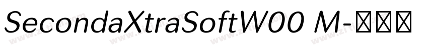 SecondaXtraSoftW00 M字体转换